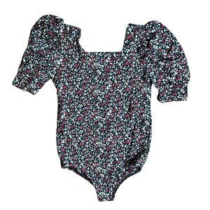NEW Remie Girl Adalie Leotard Short Sleeve Soirée sz 8